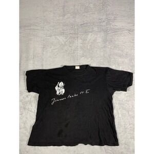 Prisma Pope John Paul II Joannes Paulus PP. T-Shirt XL Black 90s Cotton Used